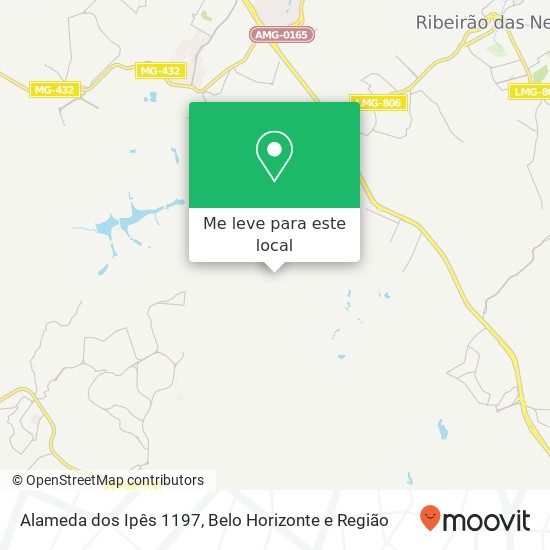 Alameda dos Ipês 1197 mapa