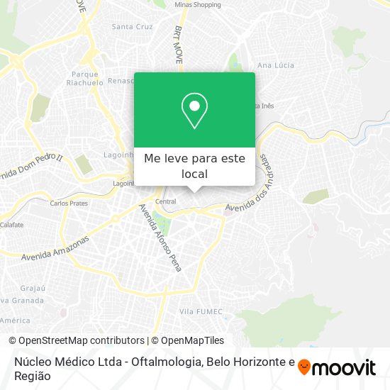 Núcleo Médico Ltda - Oftalmologia mapa