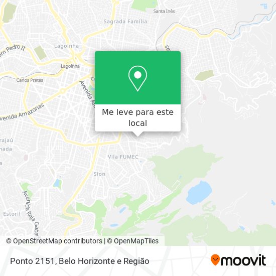 Ponto 2151 mapa