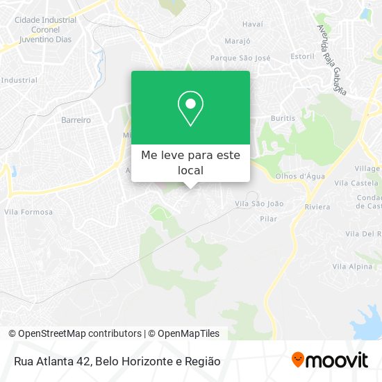 Rua Atlanta 42 mapa