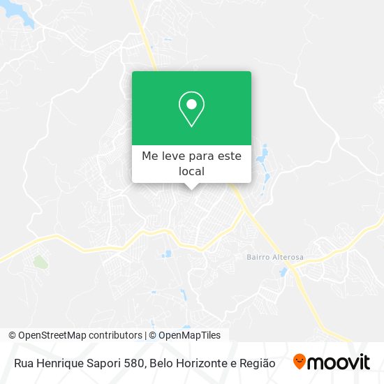 Rua Henrique Sapori 580 mapa