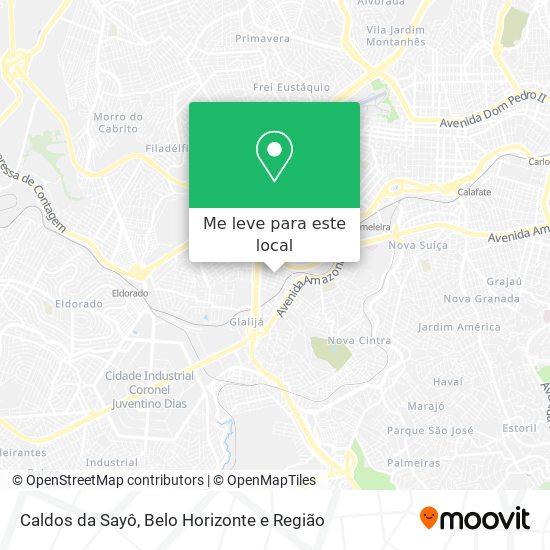 Caldos da Sayô mapa