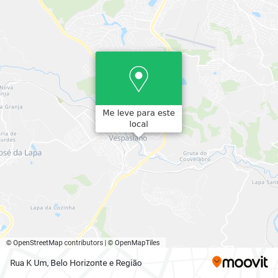 Rua K Um mapa