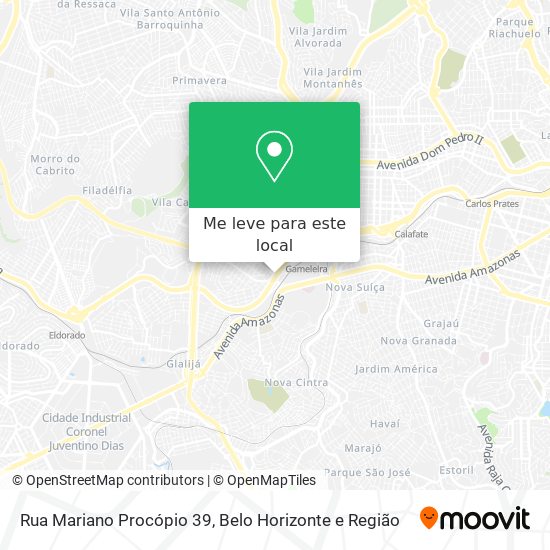 Rua Mariano Procópio 39 mapa