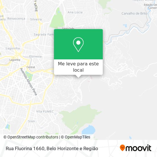 Rua Fluorina 1660 mapa