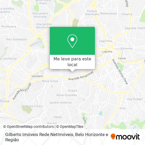 Gilberto Imóveis Rede NetImóveis mapa