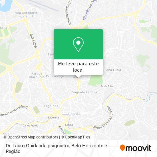 Dr. Lauro Guirlanda psiquiatra mapa