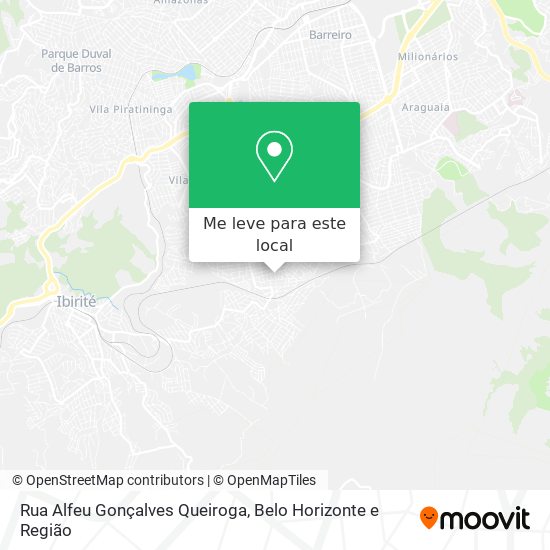 Rua Alfeu Gonçalves Queiroga mapa