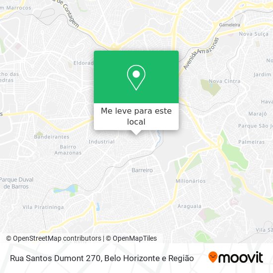 Rua Santos Dumont 270 mapa
