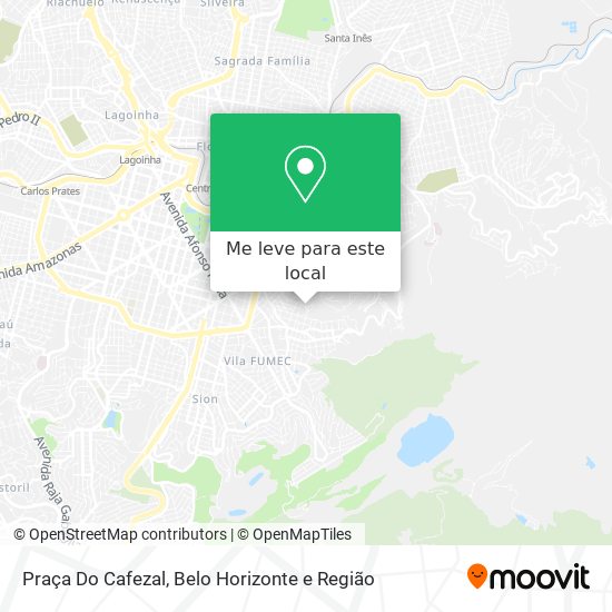 Praça Do Cafezal mapa