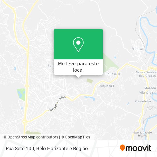 Rua Sete 100 mapa