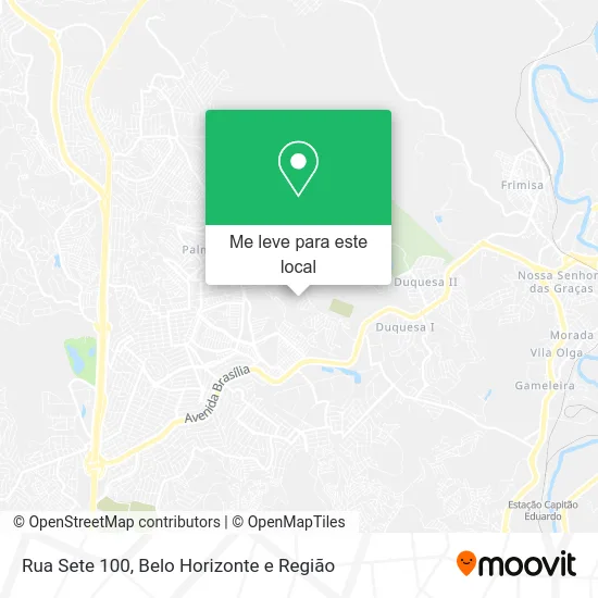 Rua Sete 100 mapa