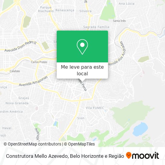 Construtora Mello Azevedo mapa
