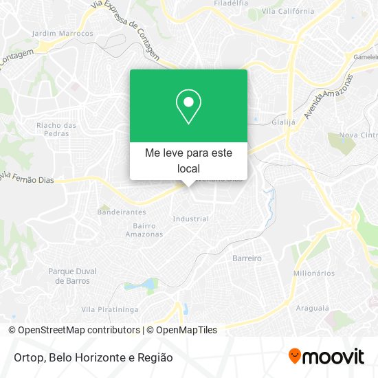 Ortop mapa