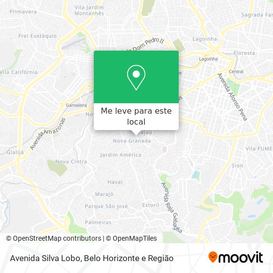 Avenida Silva Lobo mapa