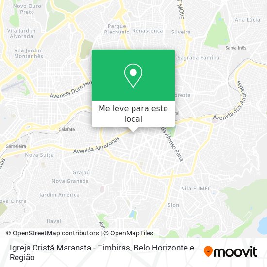 Igreja Cristã Maranata - Timbiras mapa