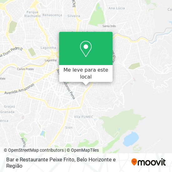 Bar e Restaurante Peixe Frito mapa
