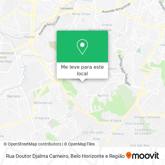 Rua Doutor Djalma Carneiro mapa