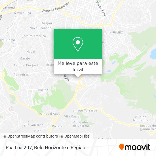 Rua Lua 207 mapa