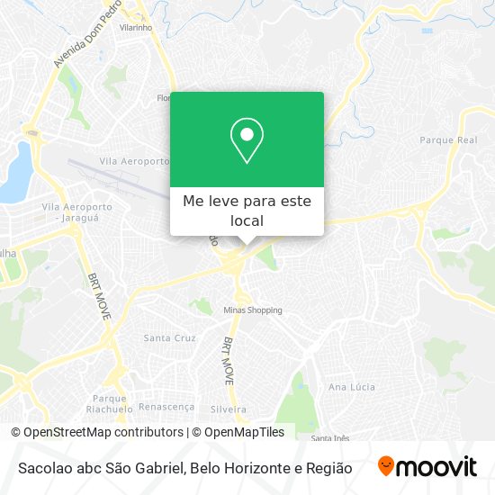 Sacolao abc São Gabriel mapa