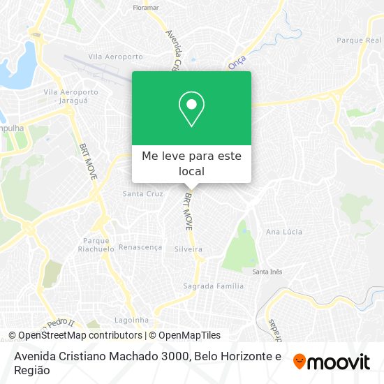 Avenida Cristiano Machado 3000 mapa