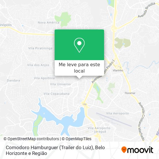 Comodoro Hamburguer (Trailer do Luiz) mapa