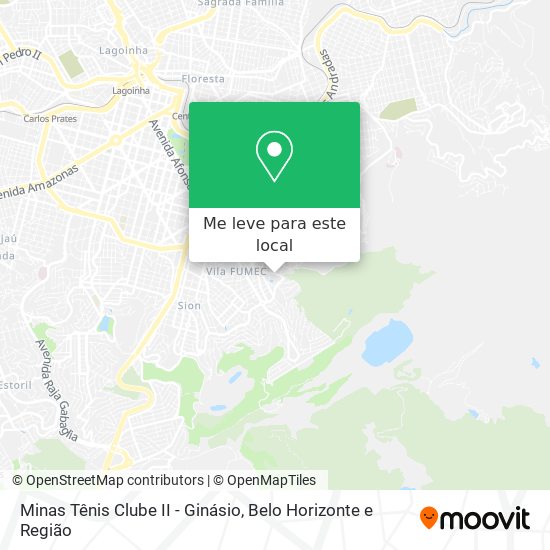 Minas Tênis Clube II - Ginásio mapa