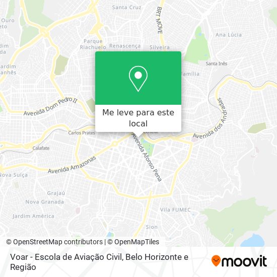 Voar - Escola de Aviação Civil mapa