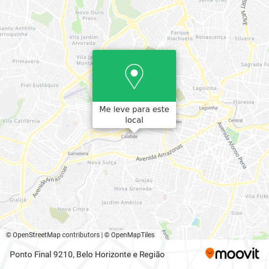 Ponto Final 9210 mapa