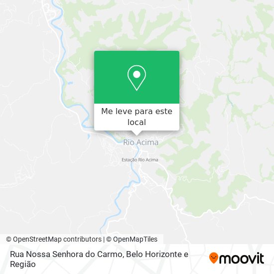 Rua Nossa Senhora do Carmo mapa