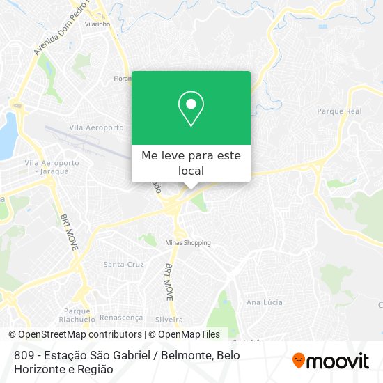 809 - Estação São Gabriel / Belmonte mapa