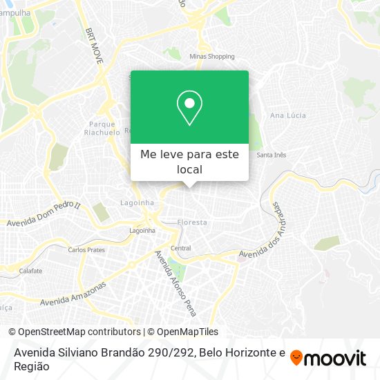 Avenida Silviano Brandão 290 / 292 mapa