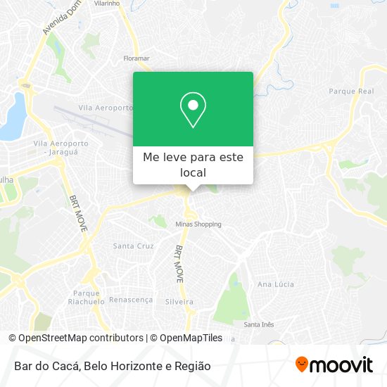Bar do Cacá mapa