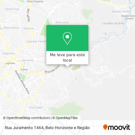 Rua Juramento 1464 mapa