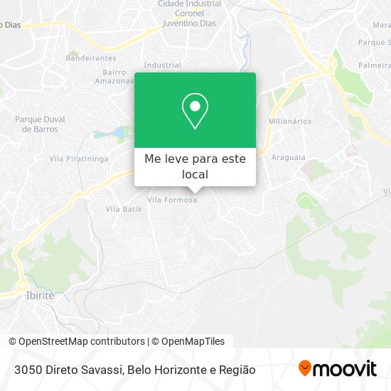 3050 Direto Savassi mapa