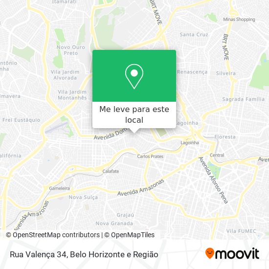 Rua Valença 34 mapa