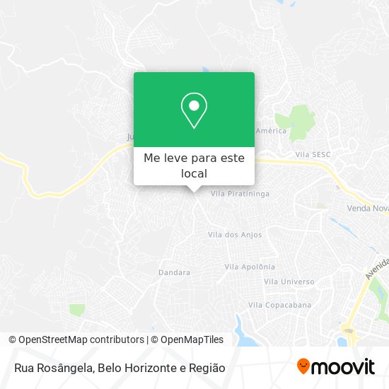 Rua Rosângela mapa