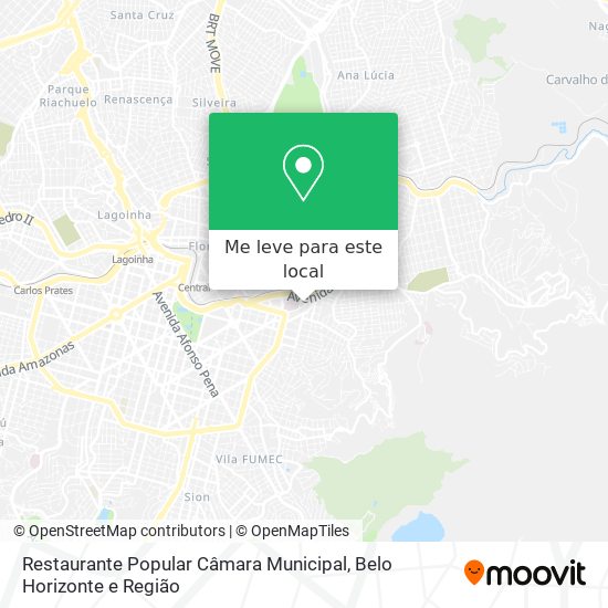 Restaurante Popular Câmara Municipal mapa