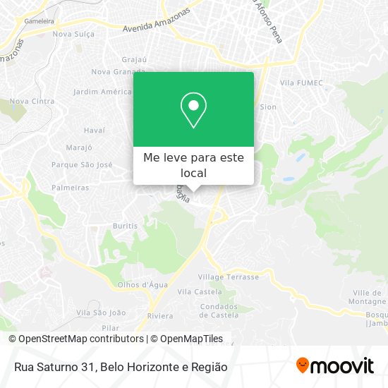 Rua Saturno 31 mapa