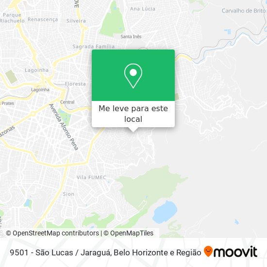 9501 - São Lucas / Jaraguá mapa