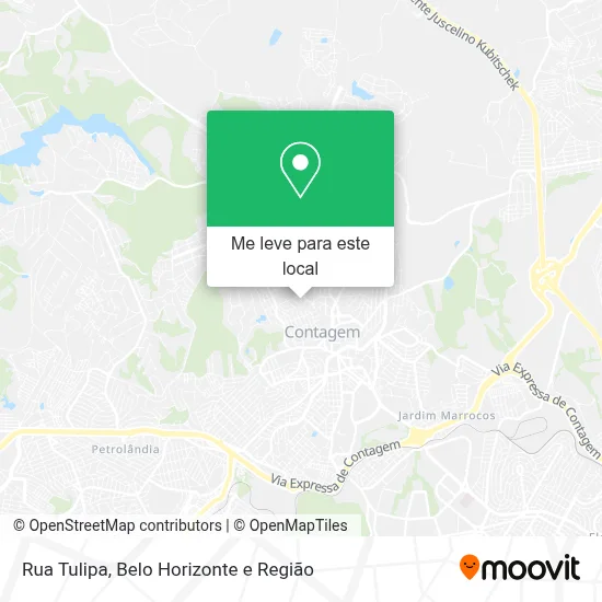 Rua Tulipa mapa
