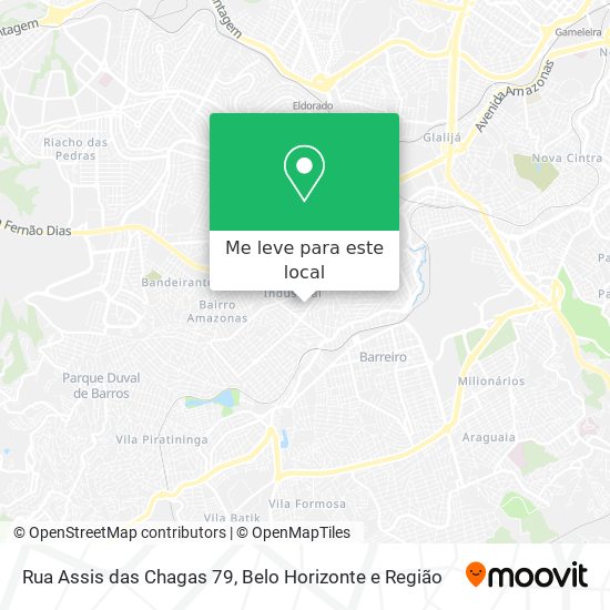 Rua Assis das Chagas 79 mapa
