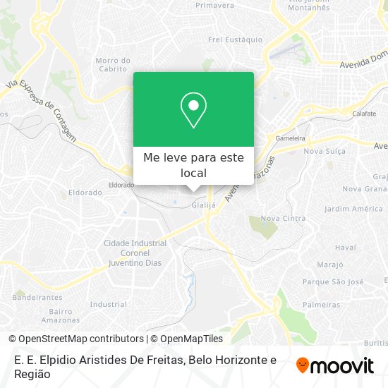 E. E. Elpidio Aristides De Freitas mapa
