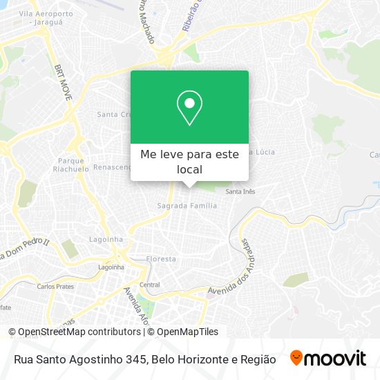Rua Santo Agostinho 345 mapa