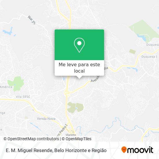 E. M. Miguel Resende mapa