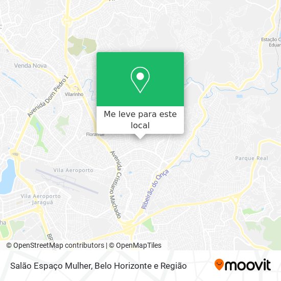 Salão Espaço Mulher mapa