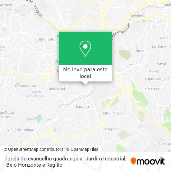 igreja do evangelho quadrangular Jardim Industrial mapa