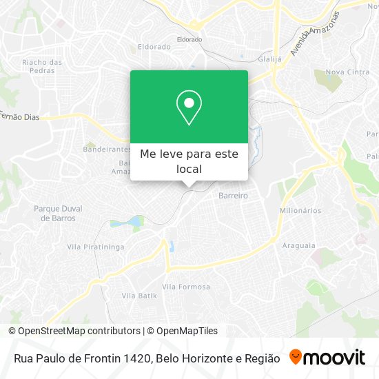 Rua Paulo de Frontin 1420 mapa
