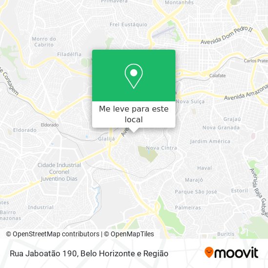 Rua Jaboatão 190 mapa