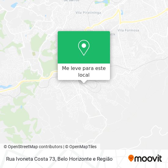 Rua Ivoneta Costa 73 mapa